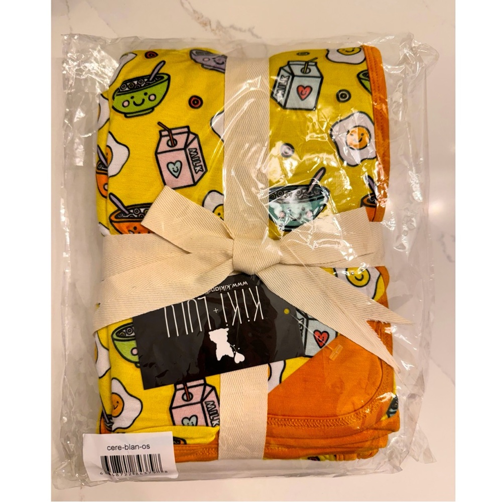 Kiki & Lulu Cereal Buddies Bamboo Blanket ✨NWT✨
